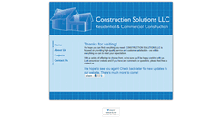 Desktop Screenshot of constructionsolutionsllc.us